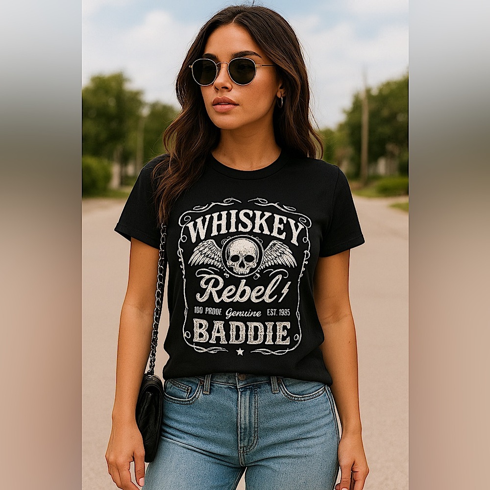 Streetwear Society Black Tee with White Graphic